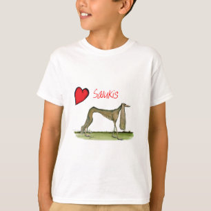 T-shirt nous salukis de luv de Fernandes élégant