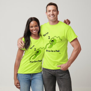 T-Shirt : Nous sommes 2 petits pois dans une cosse