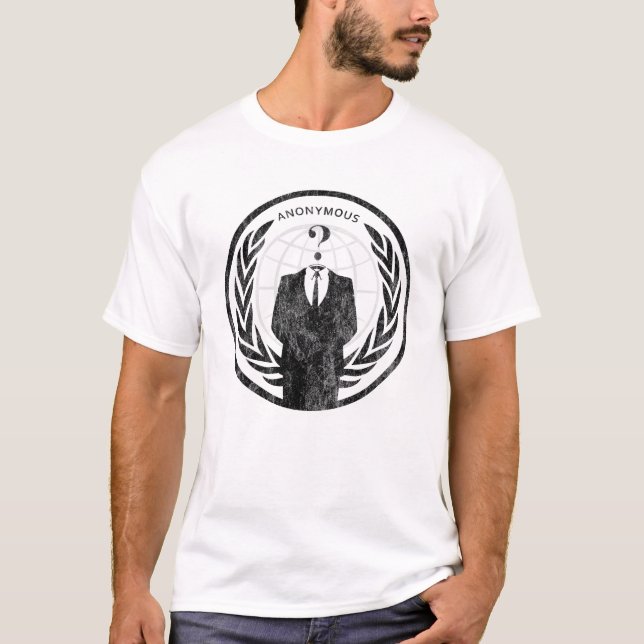 T-shirt Nous sommes anonymes (le cru) (Devant)