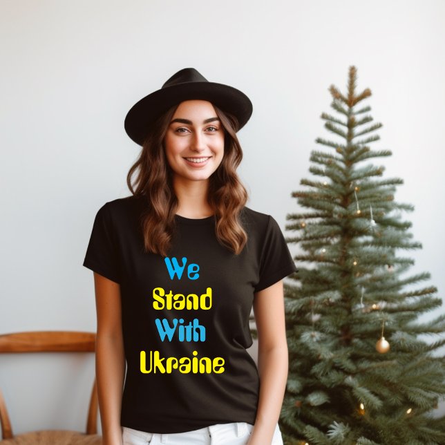 T-shirt Nous sommes avec l'Ukraine (Créateur téléchargé)