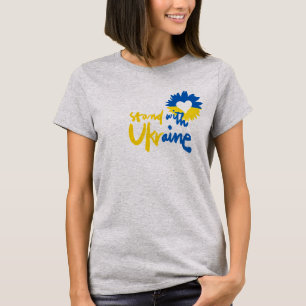 T-shirt Nous sommes avec l'Ukraine by Sommer Hamilton