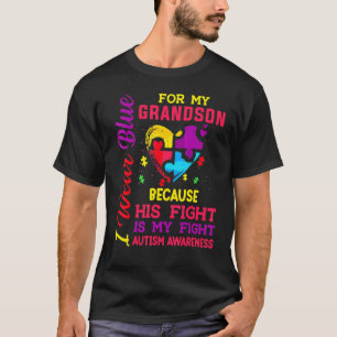 T-shirt Nous sommes bleus pour le petit-fils Sensibilisati