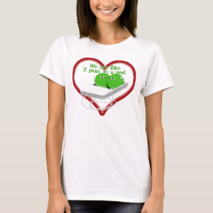 T-shirt Nous sommes comme deux petits pois dans un pois