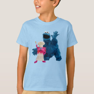 T-shirt Nous sommes des gourmands   Pose classique