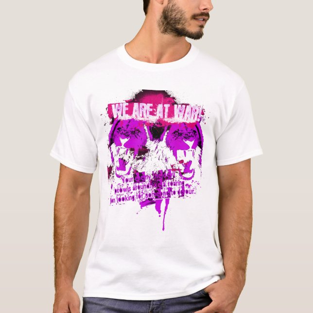 T-shirt Nous Sommes En Guerre (Devant)
