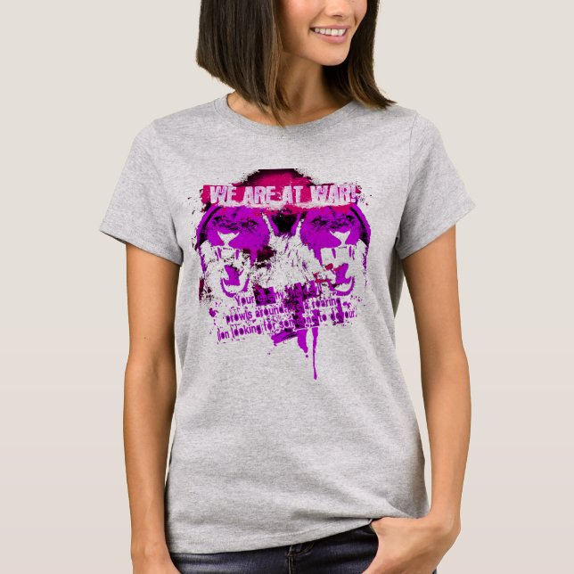 T-shirt Nous Sommes En Guerre (Devant)