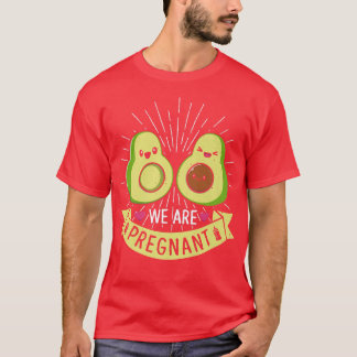 T-shirt Nous Sommes Enceintes Mamacado Avocado Futurs Pare