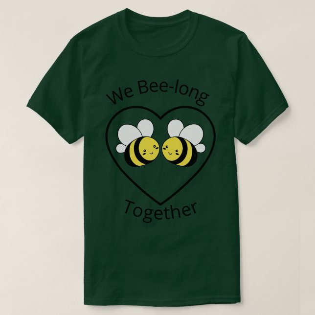 T-shirt Nous sommes ensemble depuis longtemps Nous apparte (Design devant)