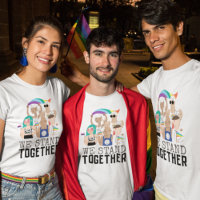 Nous Sommes Ensemble Fiers De L'Unité Des Gens LGB