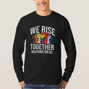 T-shirt Nous Sommes Ensemble Washington Dc Lgbtq À feuilla