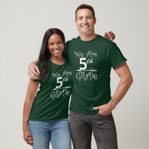 T-shirt Nous sommes la 4e année Escadron Enseignant école