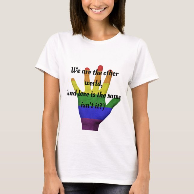 T-shirt Nous sommes l'autre monde (Devant)