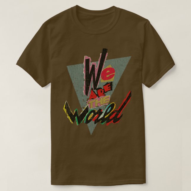 T-shirt Nous sommes le monde 1985 (Design devant)