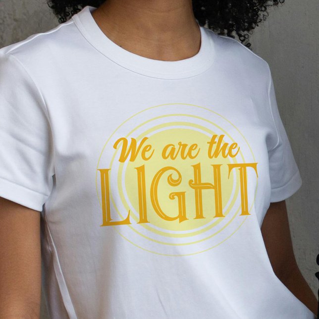 T-shirt Nous sommes le soleil jaune et orange clair (Créateur téléchargé)