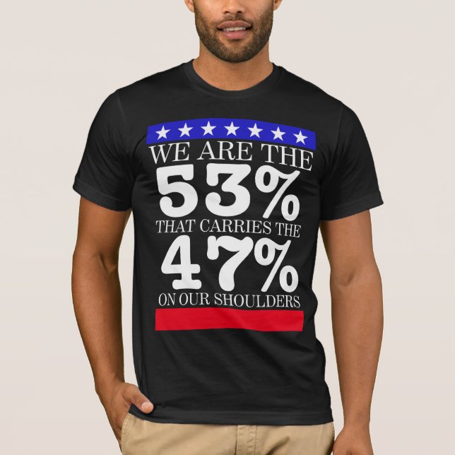 T-SHIRT NOUS SOMMES LES 53% (Devant)