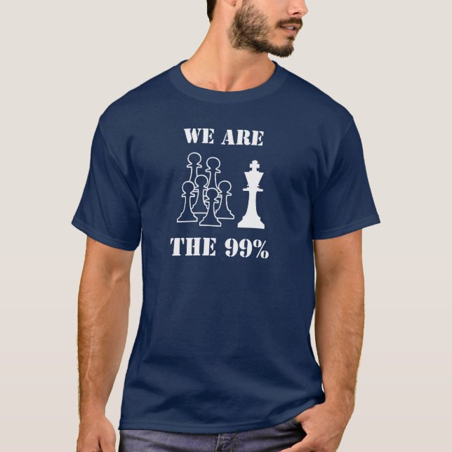 T-shirt Nous sommes les 99% (Devant)