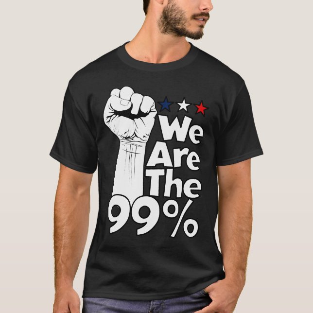 T-shirt Nous sommes les 99% (Devant)