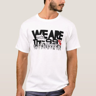T-shirt Nous sommes les 99% - occupez Wall Street