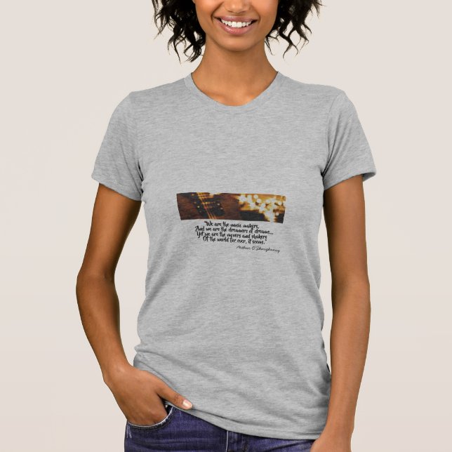 T-shirt Nous sommes les musiciens Arthur O'Shaughnessy (Devant)