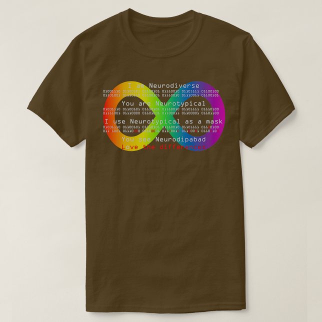 T-shirt Nous sommes neurodivers (Design devant)