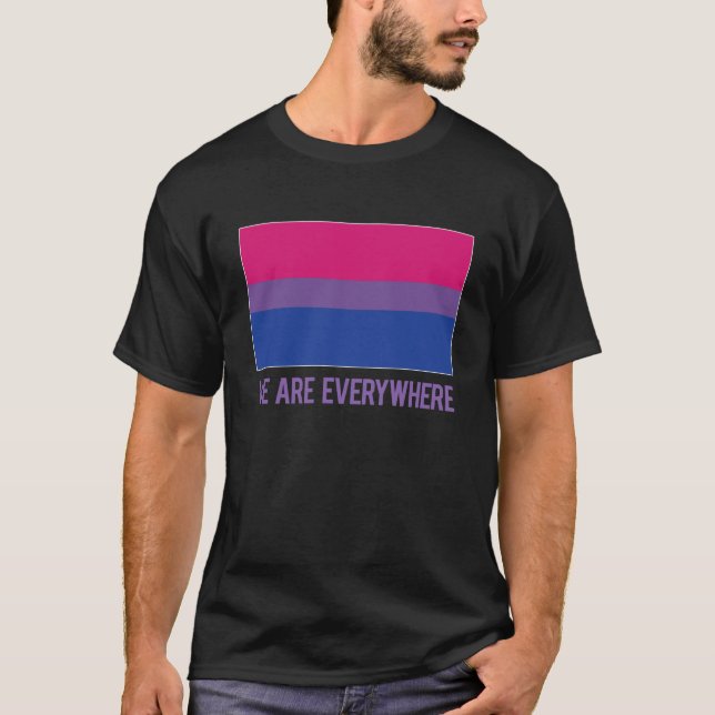 T-shirt Nous sommes partout chemise (bisexuel) (Devant)