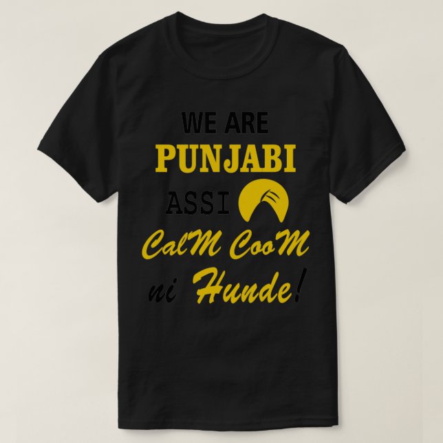 T-SHIRT NOUS SOMMES PUNJABI (Design devant)