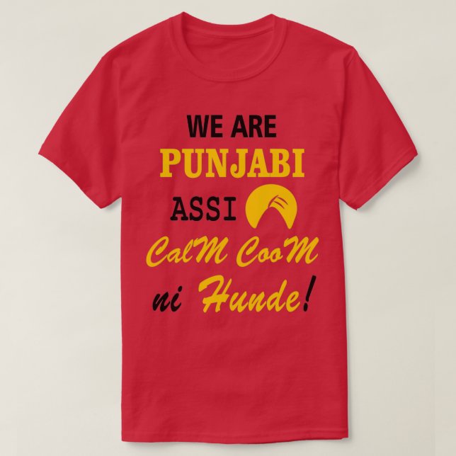 T-SHIRT NOUS SOMMES PUNJABI (Design devant)