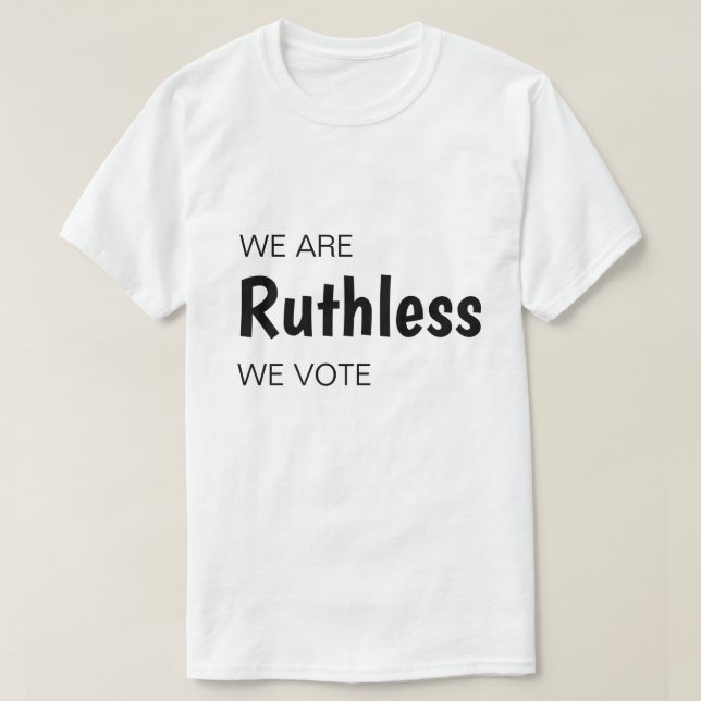 T-shirt Nous Sommes Sans Prudence Que Nous Votons (Design devant)