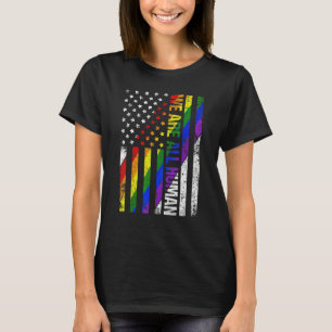 T-shirt Nous sommes tous des alliés fiers du drapeau améri