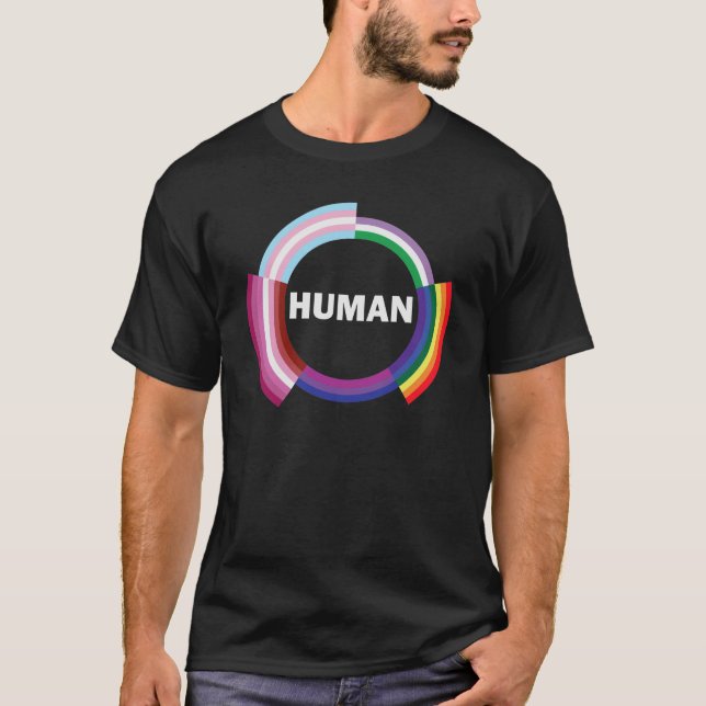 T-shirt Nous sommes tous humains (Devant)
