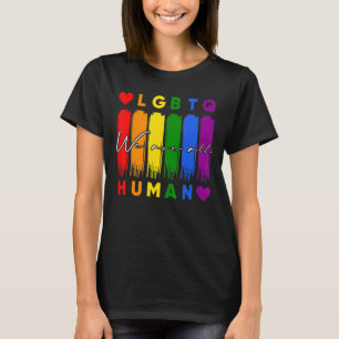 T-shirt Nous Sommes Tous Humains Lgbt Gay Rights Pride All