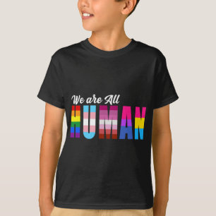 T-shirt Nous sommes tous humains - LGBTQ