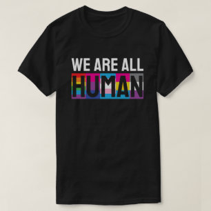 T-shirt Nous sommes tous humains LGBTQIA+