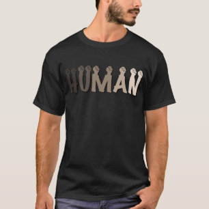 T-shirt Nous sommes tous humains   une communauté mondiale