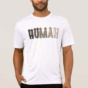 T-shirt Nous sommes tous humains   une communauté mondiale