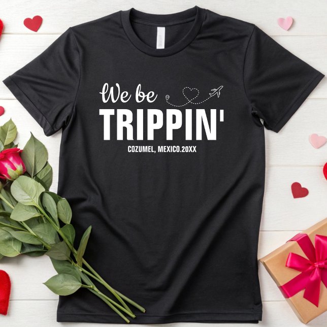 T-shirt Nous sommes Trippin' Famille Filles Vacances Week- (Créateur téléchargé)