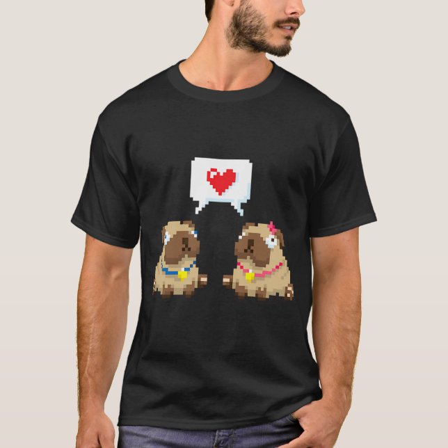 T-shirt Nous sommes un match de Pug ! (Devant)