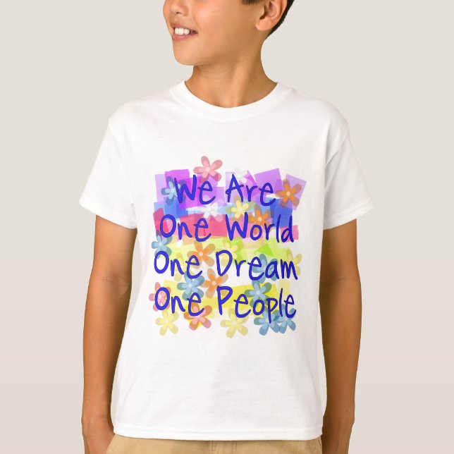 T-shirt Nous sommes un monde (Devant)