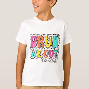 T-shirt Nous Sortons Enseignants Dalmatiens Dots Joyeux De