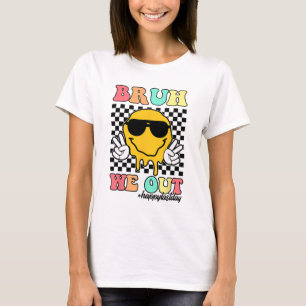 T-shirt Nous Sortons Heureux Dernier Jour De L'École Profe
