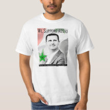 dimashq aime la Syrie avec la conception de scripts arabes T-Shirt