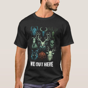 T-shirt Nous soutenons ici toutes vos créatures cryptiques