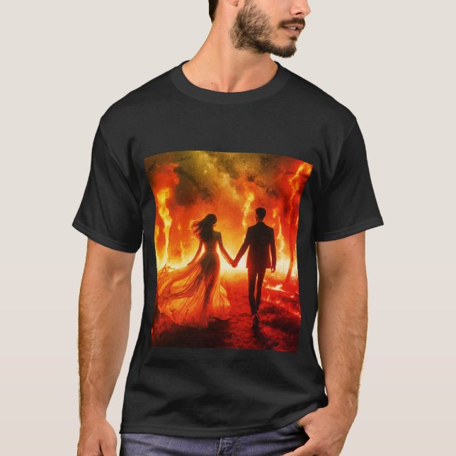 T-shirt Nous traverserons le feu ensemble (Devant)