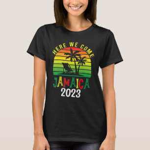 T-shirt Nous Venons Jamaïque 2023 Famille Vacances d'été T