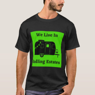 T-shirt Nous Vivons Dans Les Réseaux Rouillants - Petites