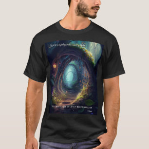 T-shirt Nous vivons dans un monde Imaginaire...