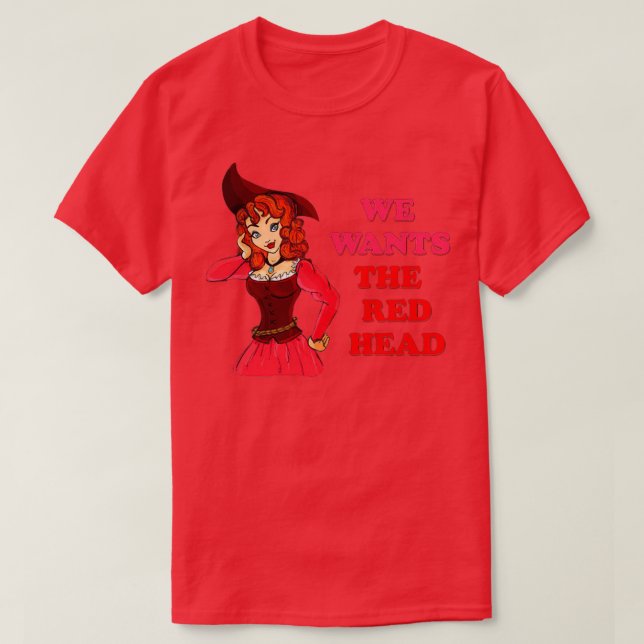 T-shirt Nous Voulons La Redhead 10 (Design devant)