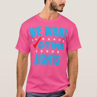 T-shirt Nous voulons le droit de vote 1