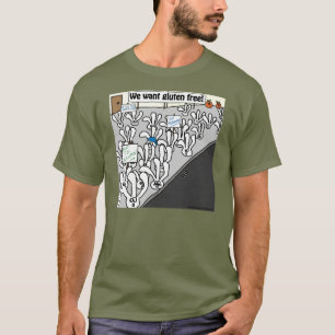 T-shirt Nous voulons le gluten libre !