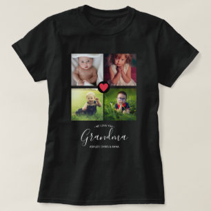 T-shirt Nous vous aimons Grand-mère cadeau unique Nana Gig